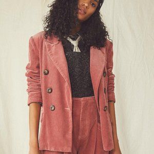 Free People Ella Corduroy Suit Jacket